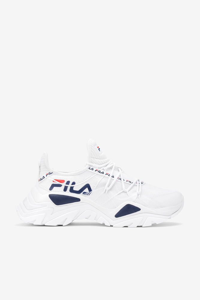 Fila Relectrove Premium White Sneakers Mens - NZ 76053-SGEI